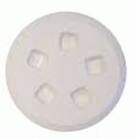 Inspection plates Round - Ivory - 110x160 mm - Small - SP2511 - Cansb
